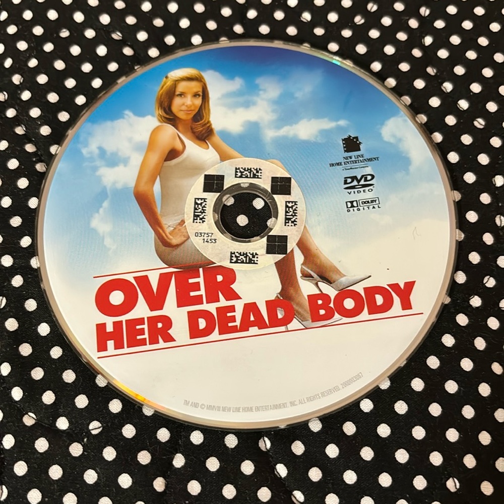 DVD Over her Dead Body , excellent used DVD